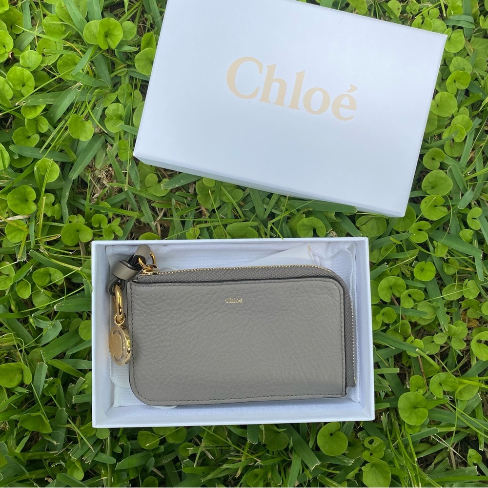Chloé Alphabet Leather Coin Purse